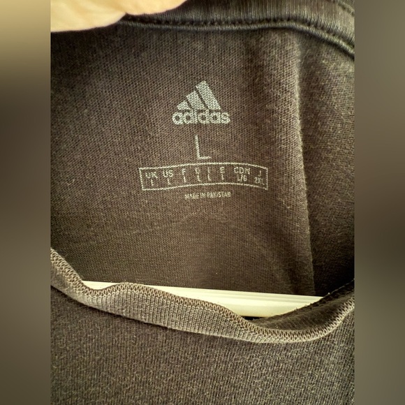 Adidas Mens Pack The Essentials Graphic Print T Shirt SZ LG Short Sleeve Black - Picture 2 of 8